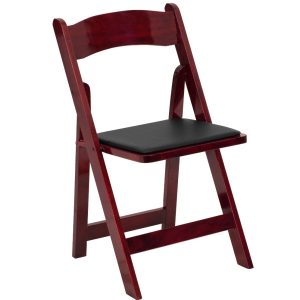 Mahogany Wood Folding Chair