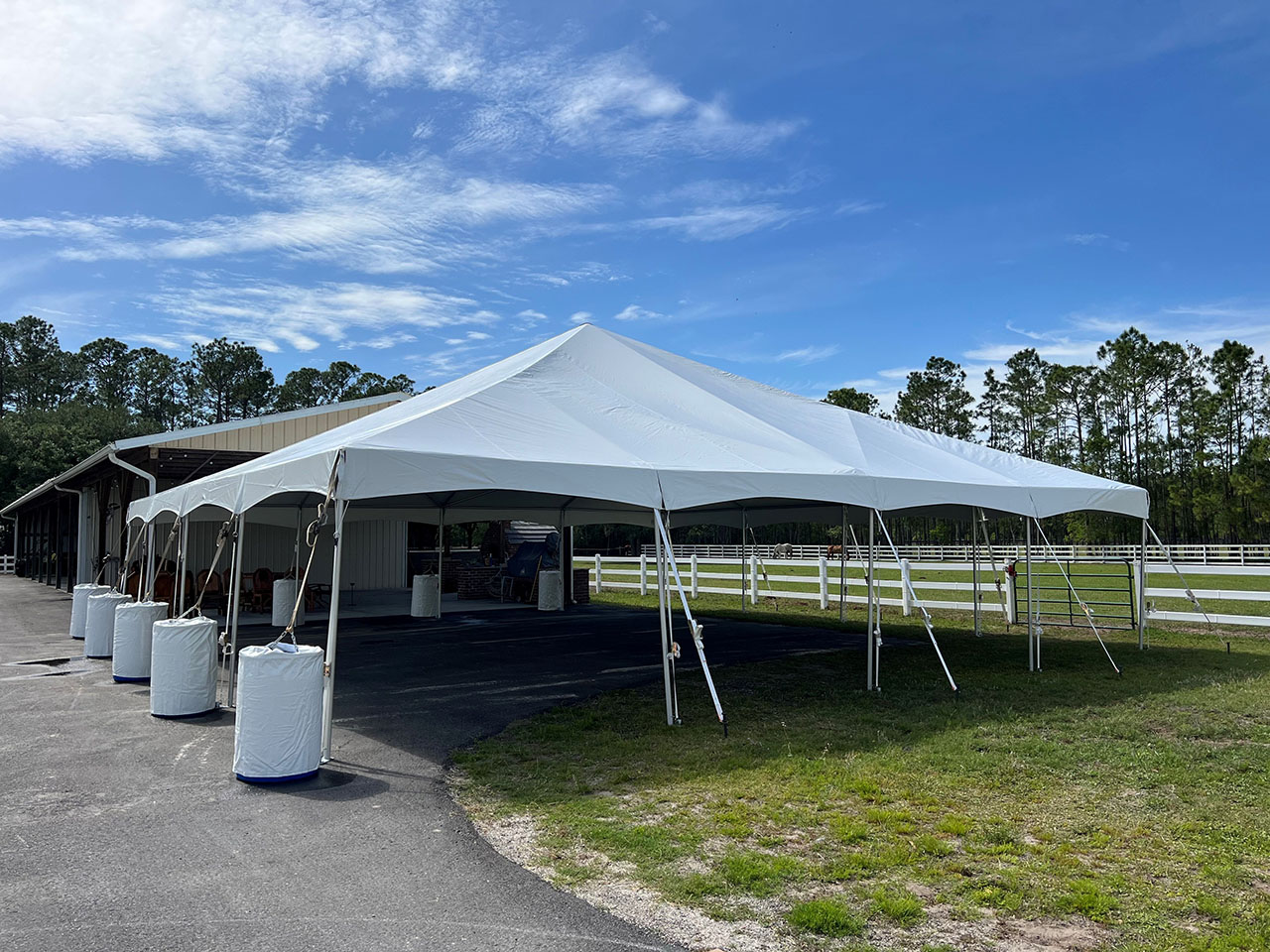 40 x 40 High Peak Frame Tent