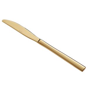 gold dinner knife